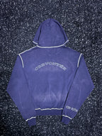 Washed Navy Blue Hoodie