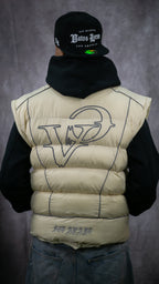 Éleve Creme Beige Puffer Jacket