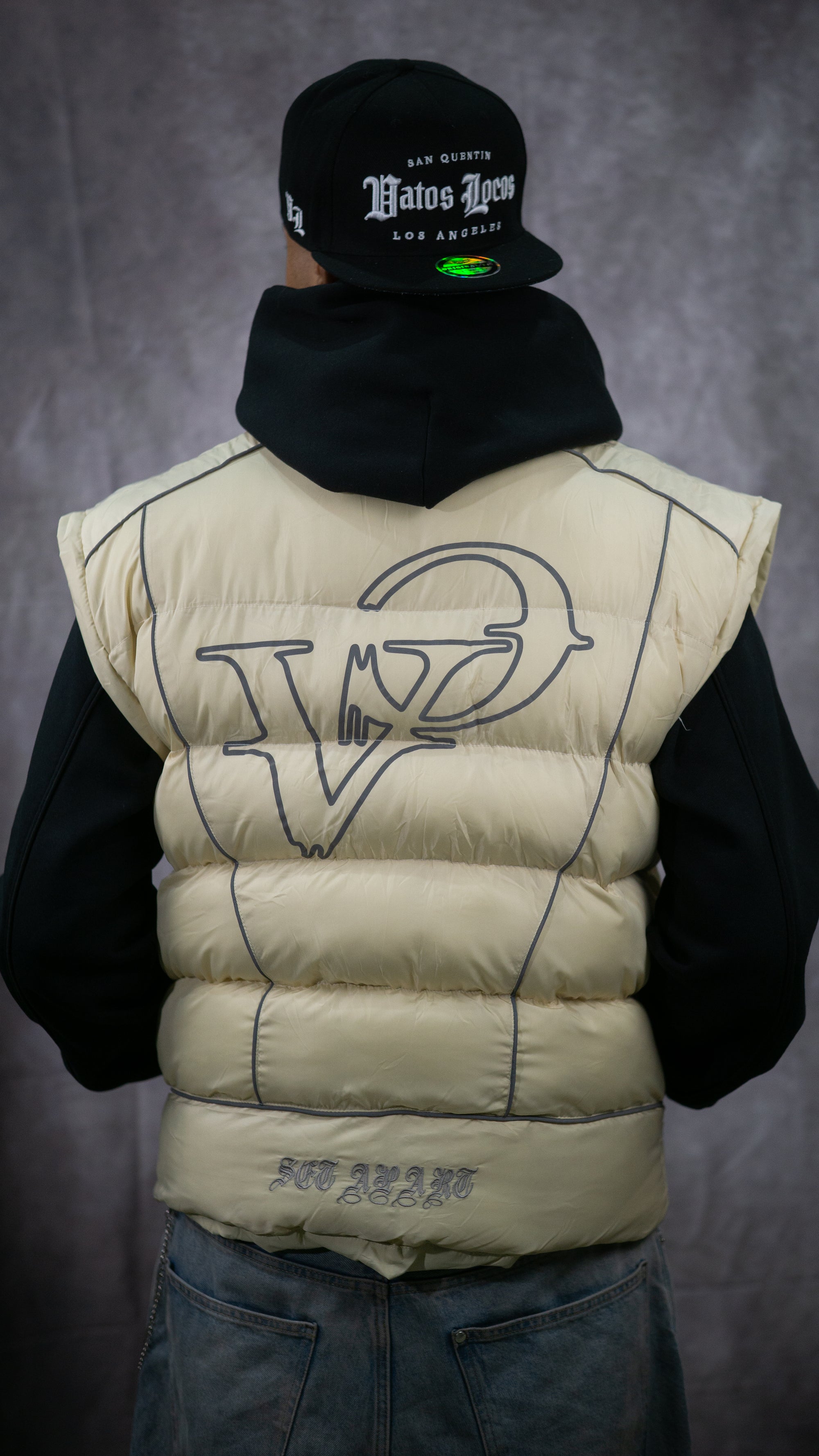 Éleve Creme Beige Puffer Jacket