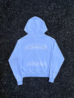 Washed Baby Blue Hoodie