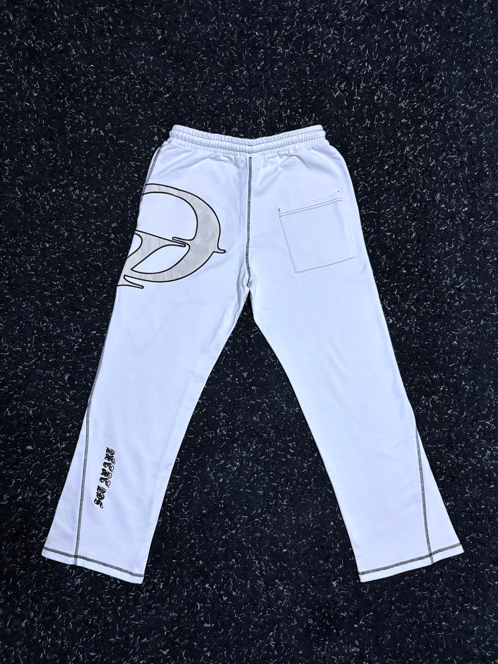White Flared Pants