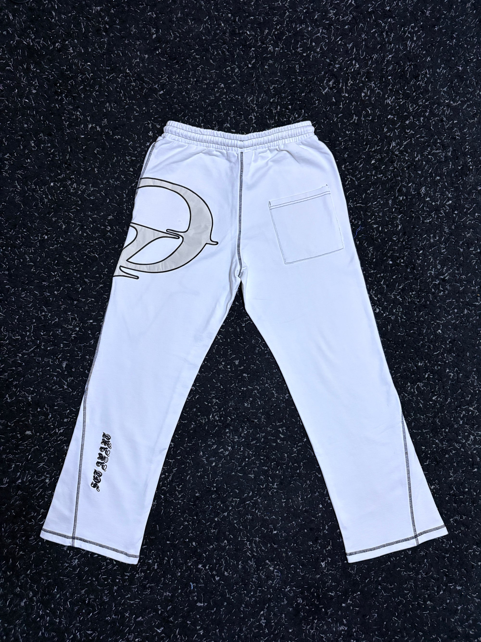 White Flared Pants