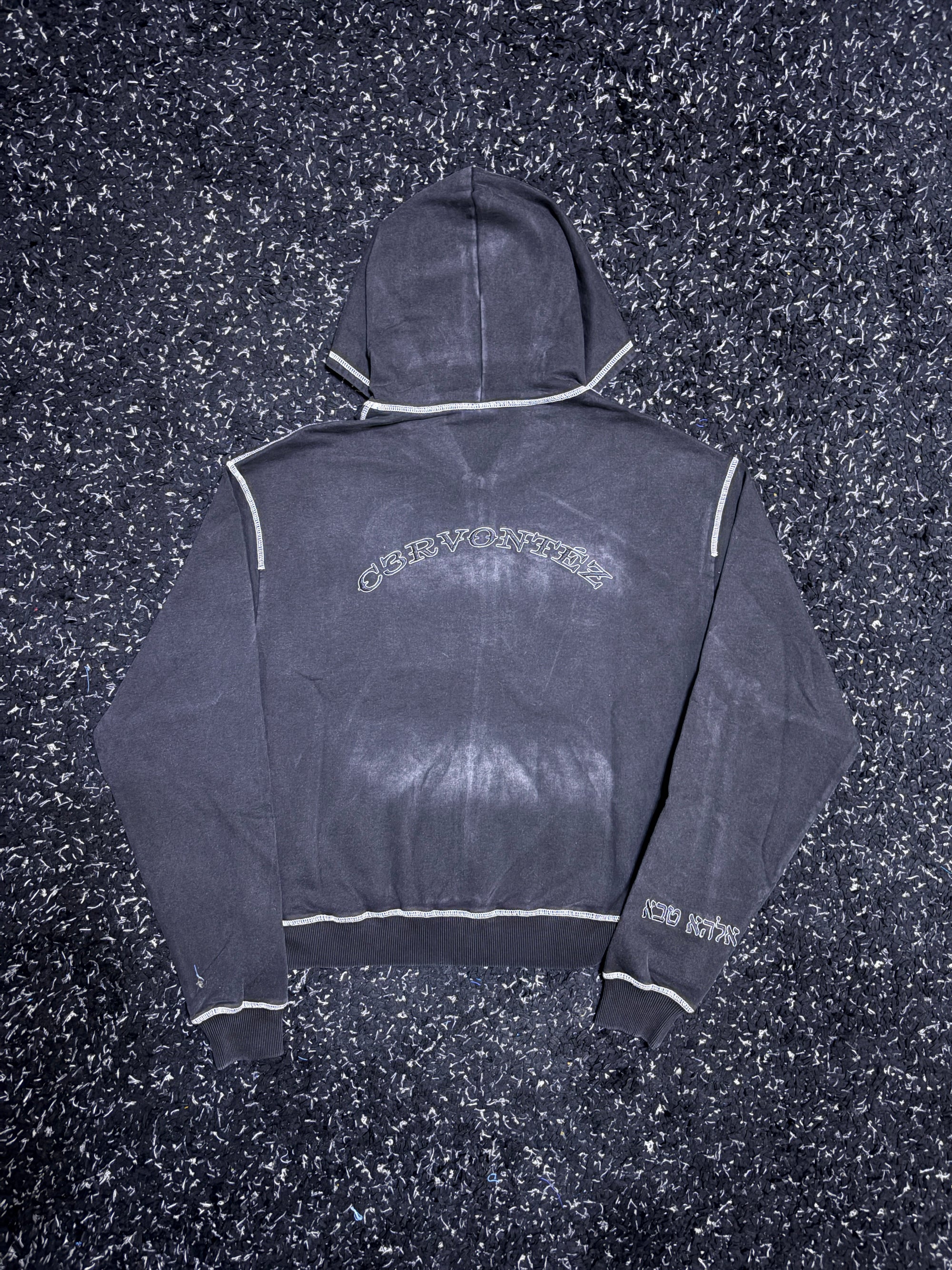 Washed Black Hoodie