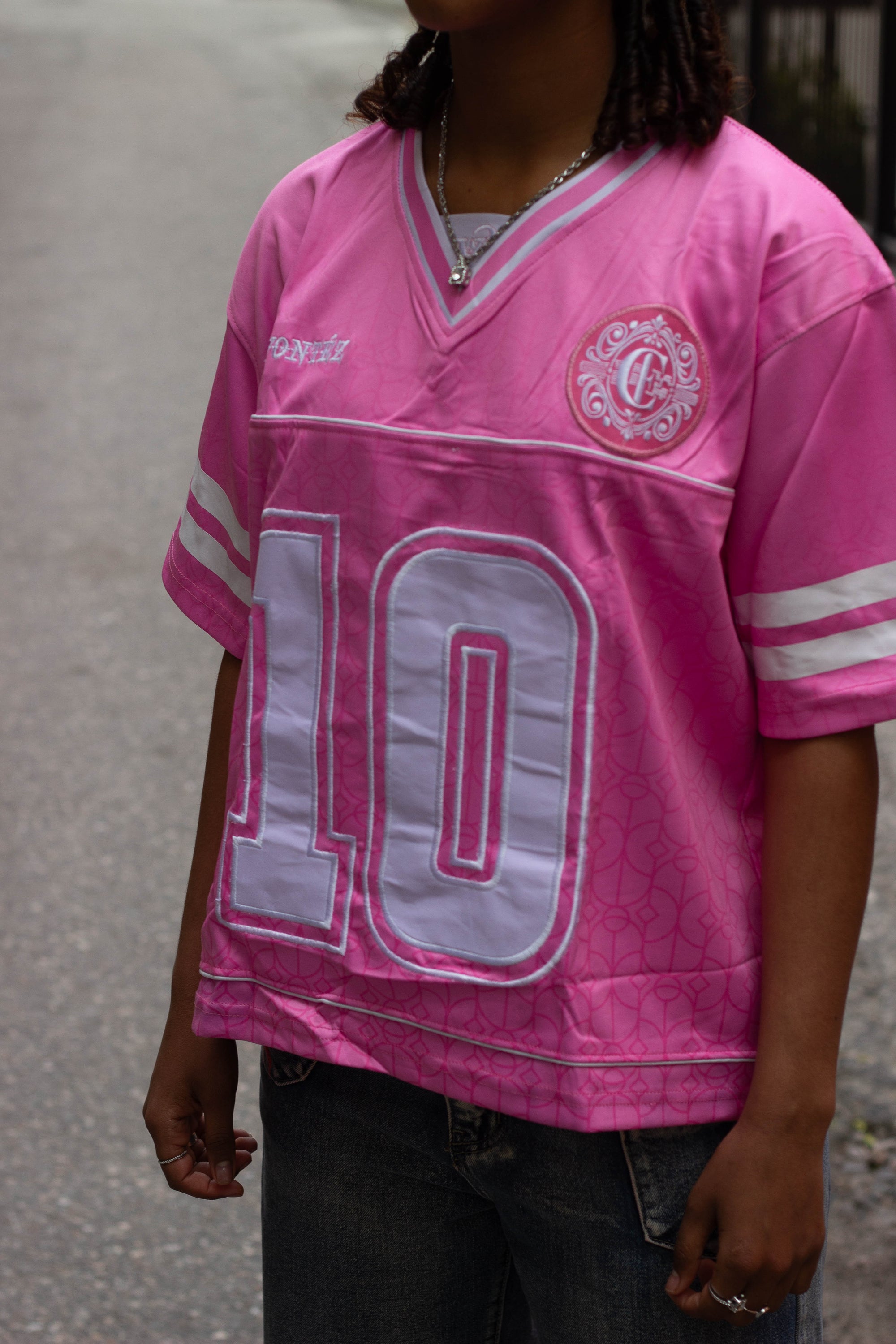 Pink Monogram Jersey