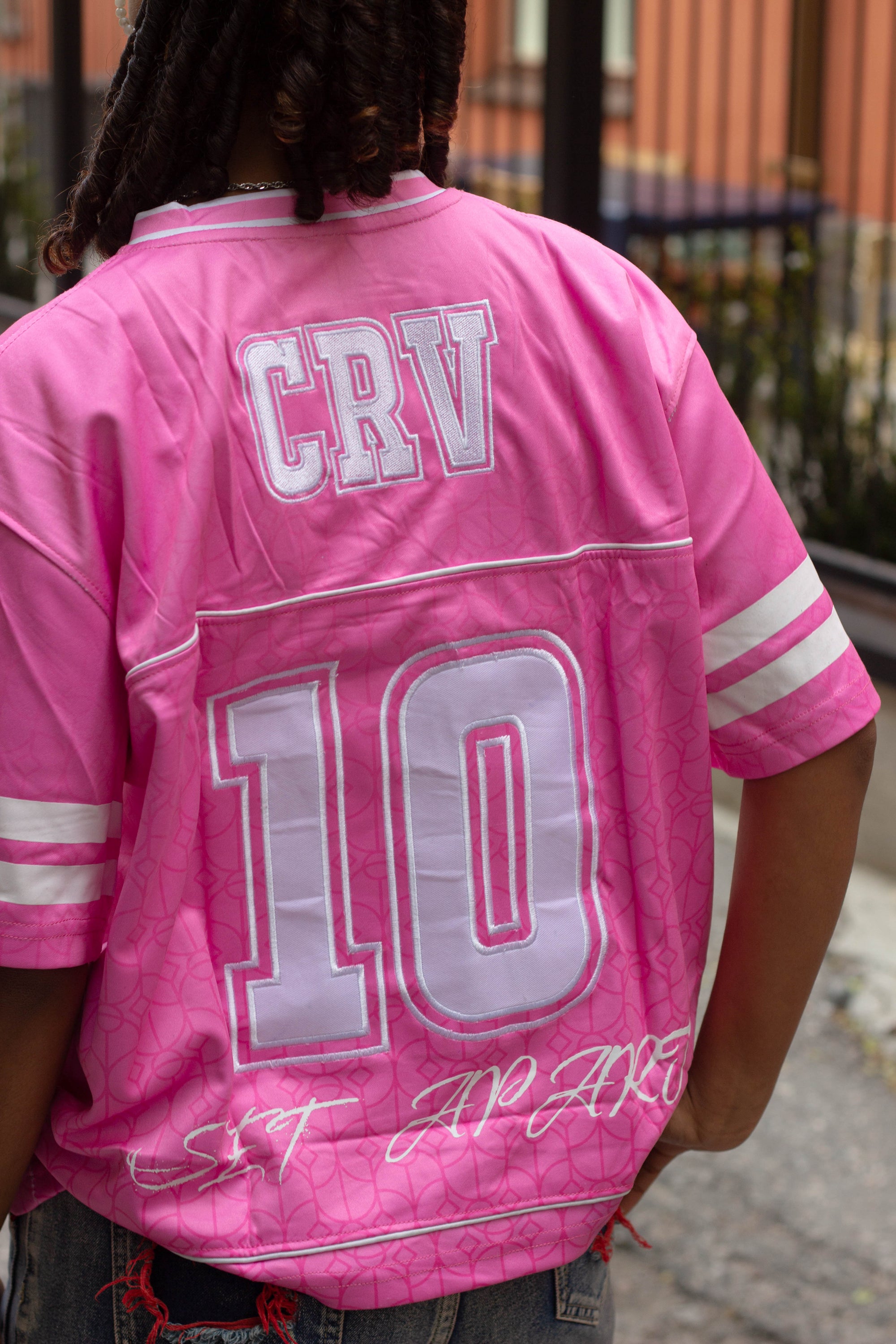 Pink Monogram Jersey
