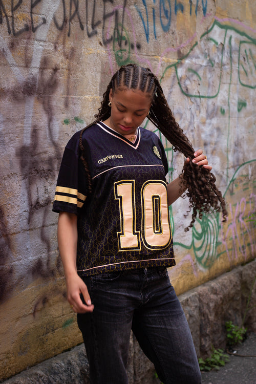 Black Monogram Jersey