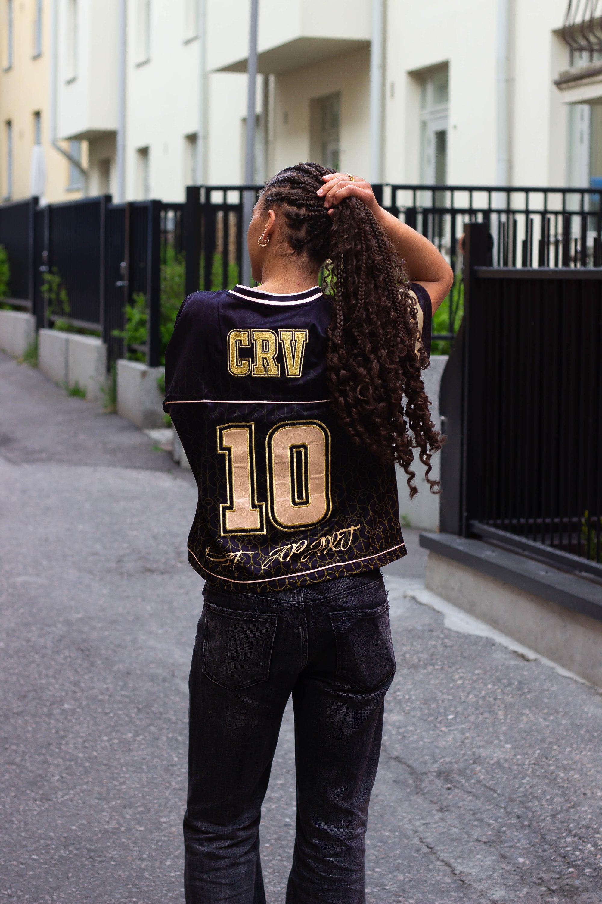 Black Monogram Jersey