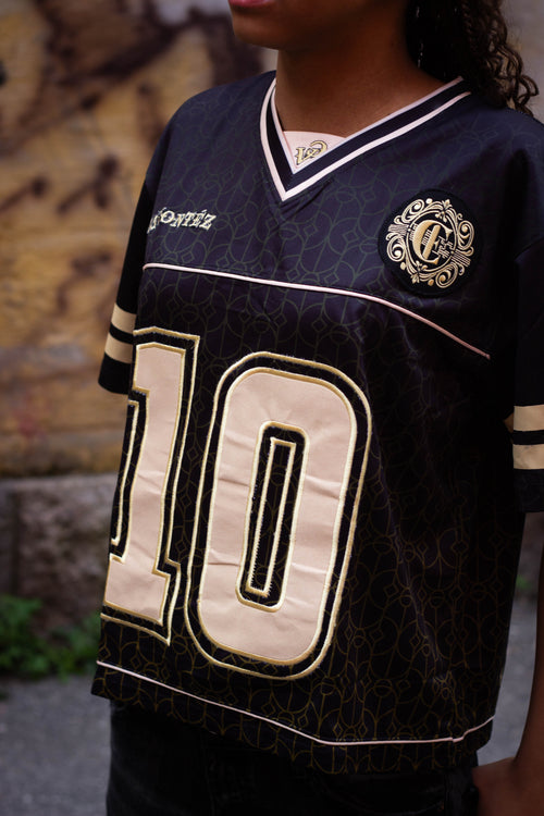 Black Monogram Jersey