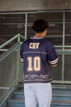 Navy Blue Monogram Jersey