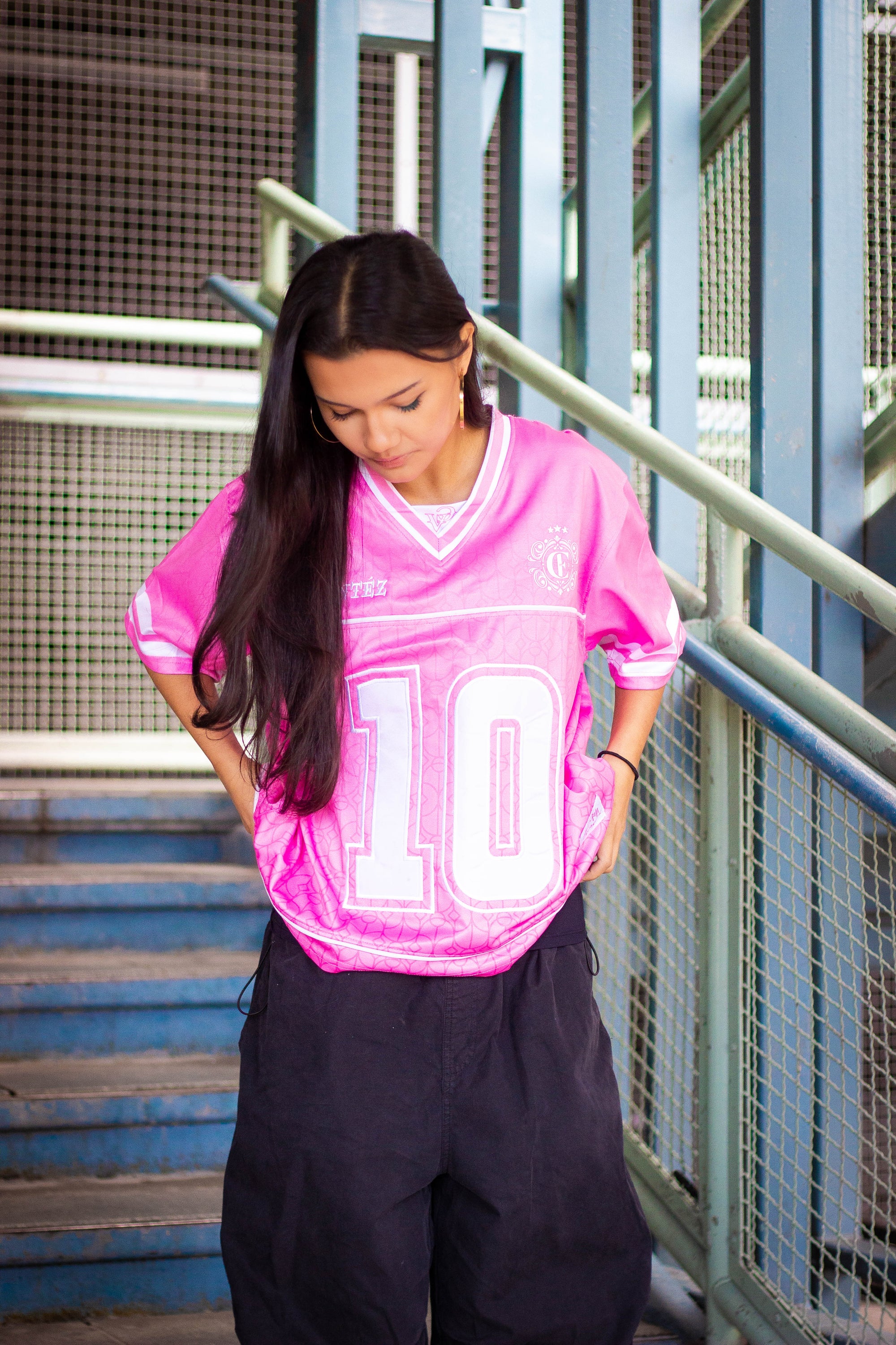 Pink Monogram Jersey