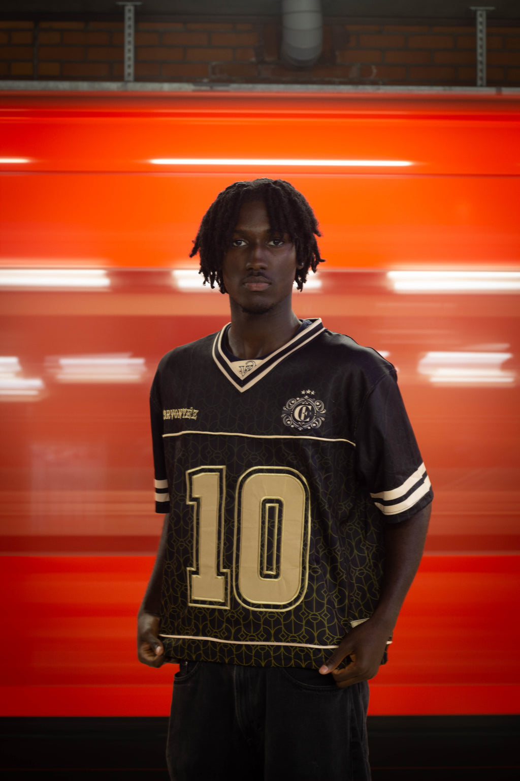 Black Monogram Jersey