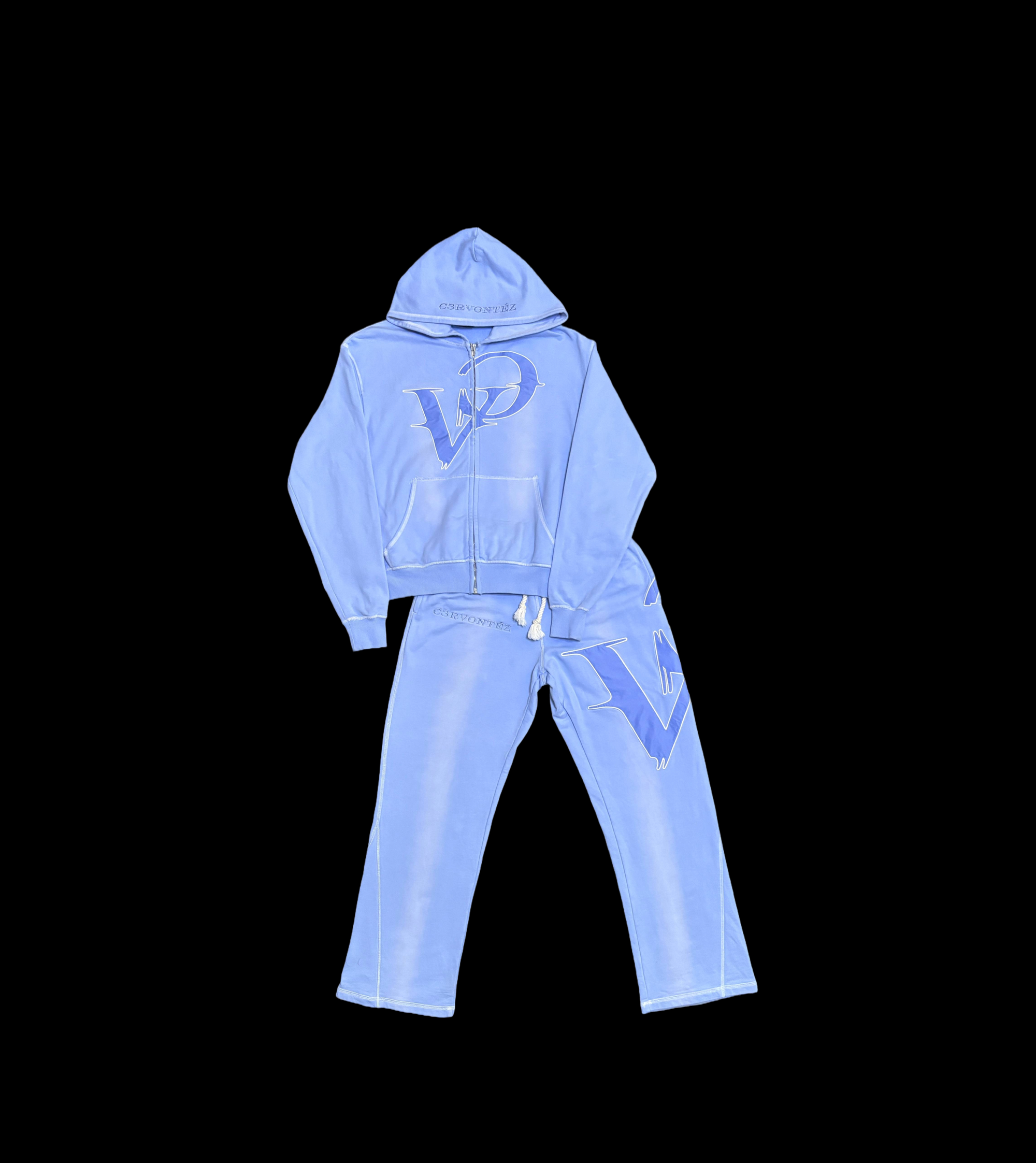 Washed Baby Blue Tracksuit