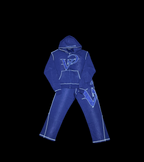 Washed Navy Blue Tracksuit