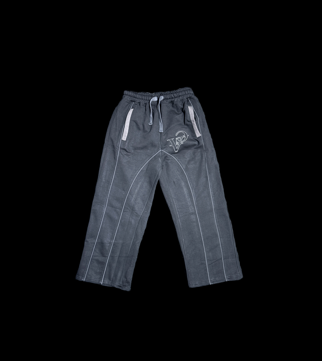 Éleve Noir Black Flared Pants