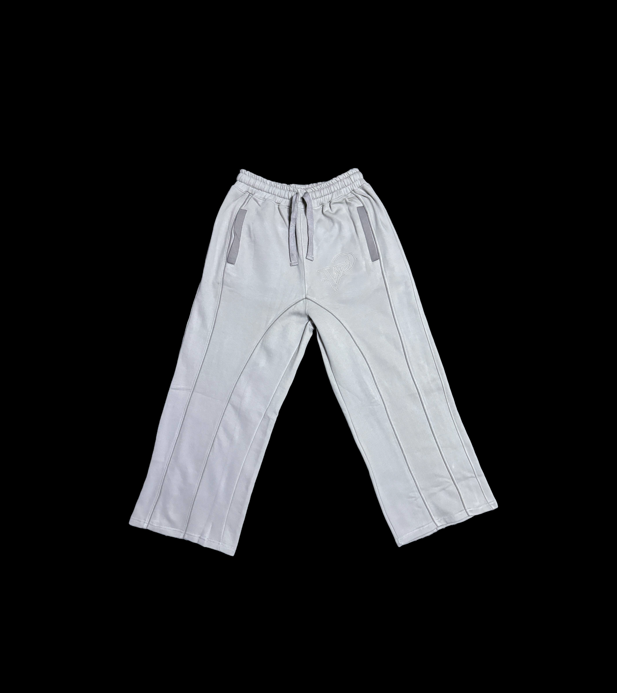 Éleve Mink Grey Flared Pants