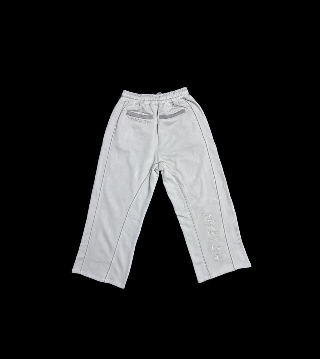 Éleve Mink Grey Flared Pants