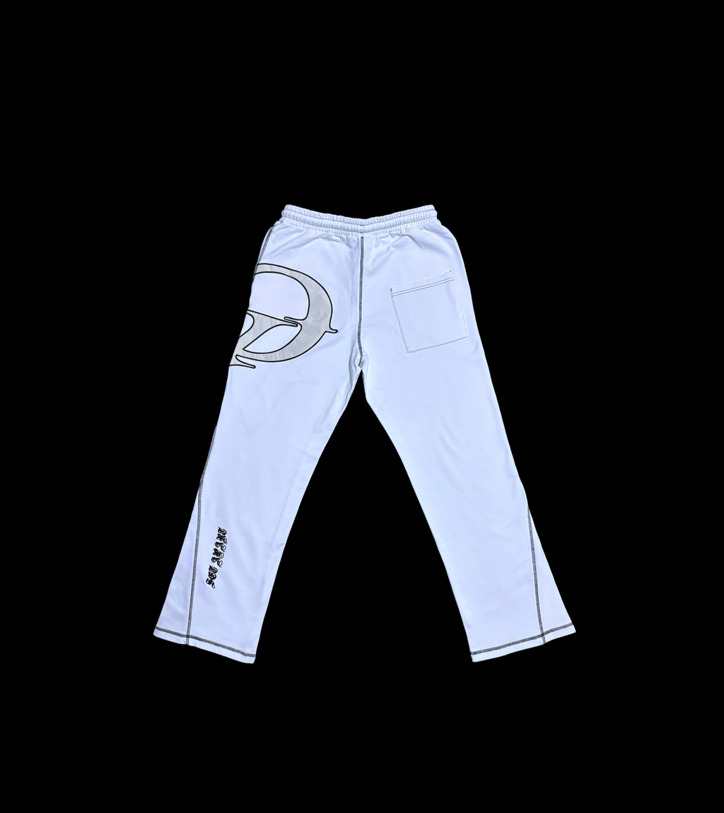 White Flared Pants