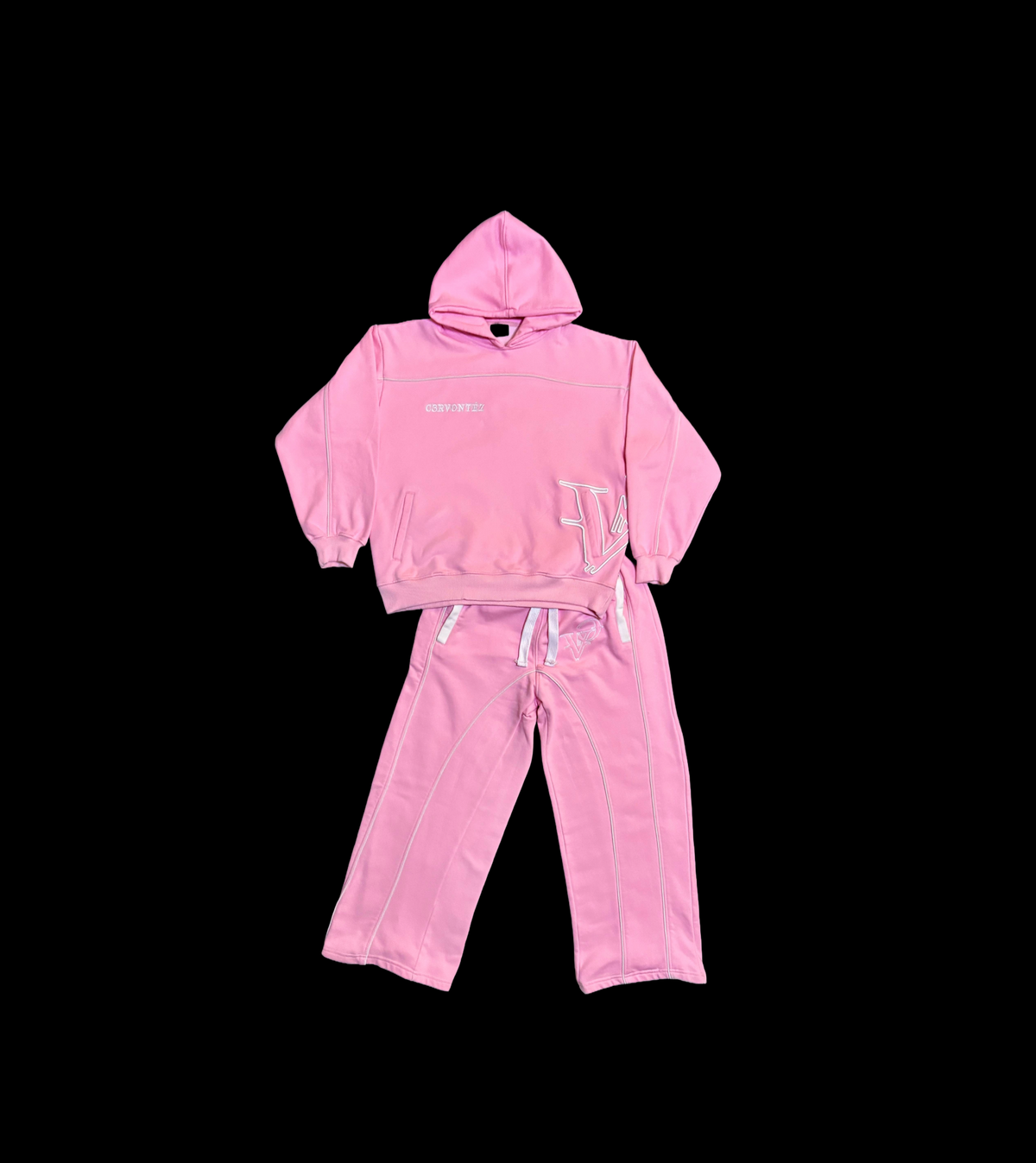 Éleve Rose Baby Pink Tracksuit