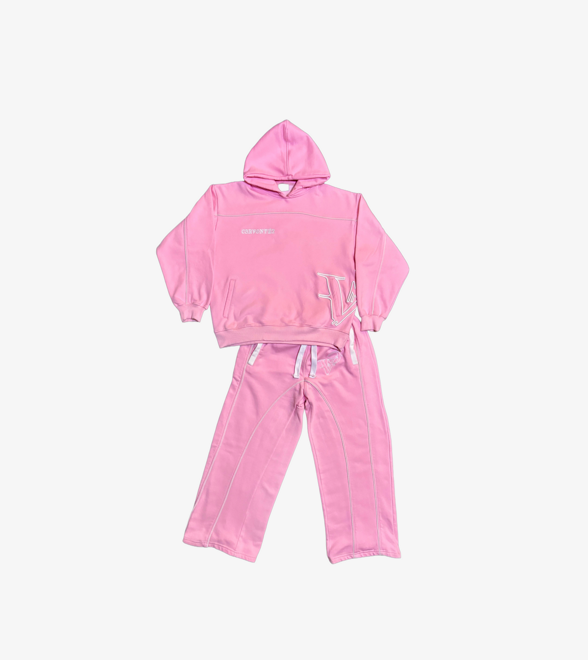 Éleve Rose Baby Pink Tracksuit