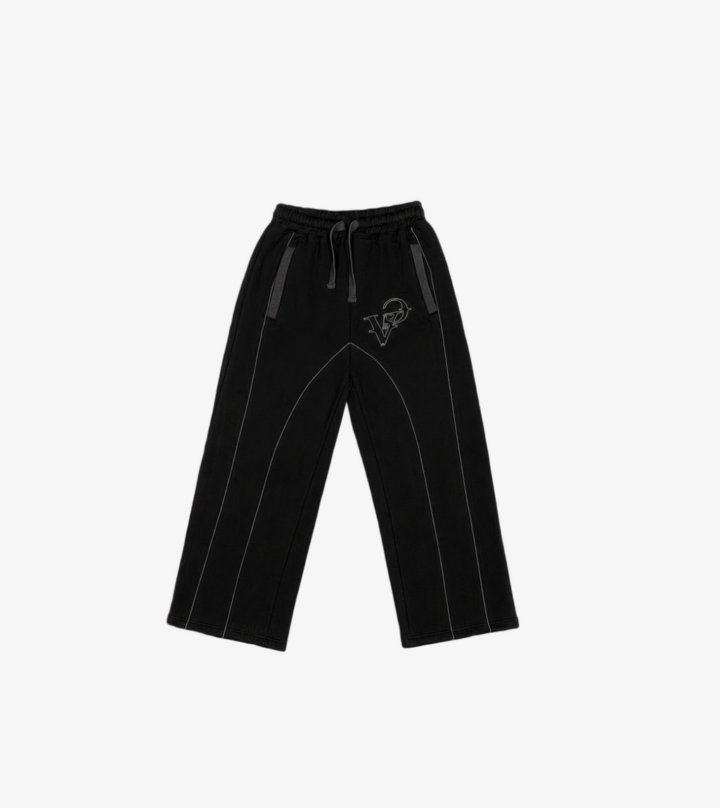 Éleve Noir Black Flared Pants