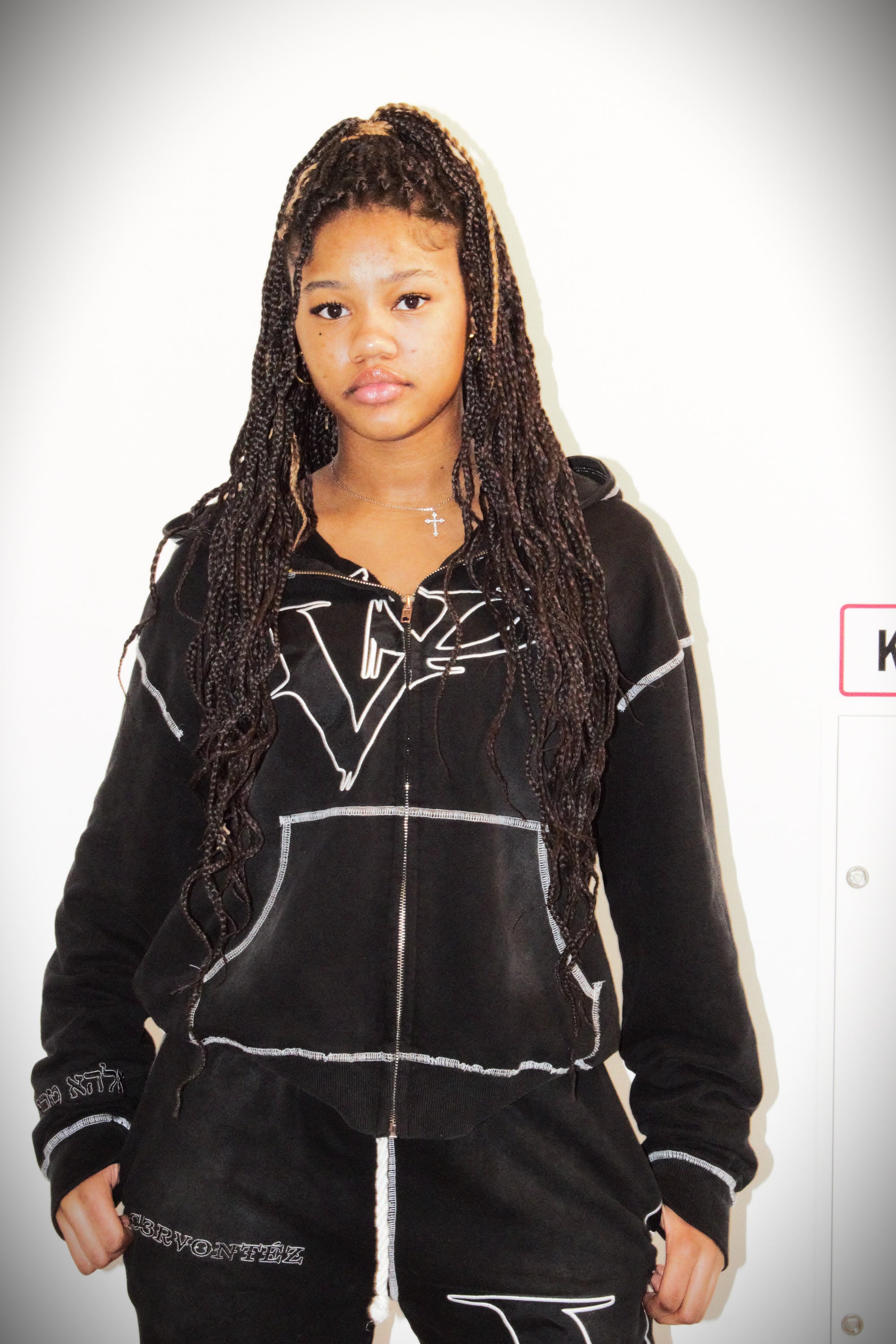 Washed Black Hoodie