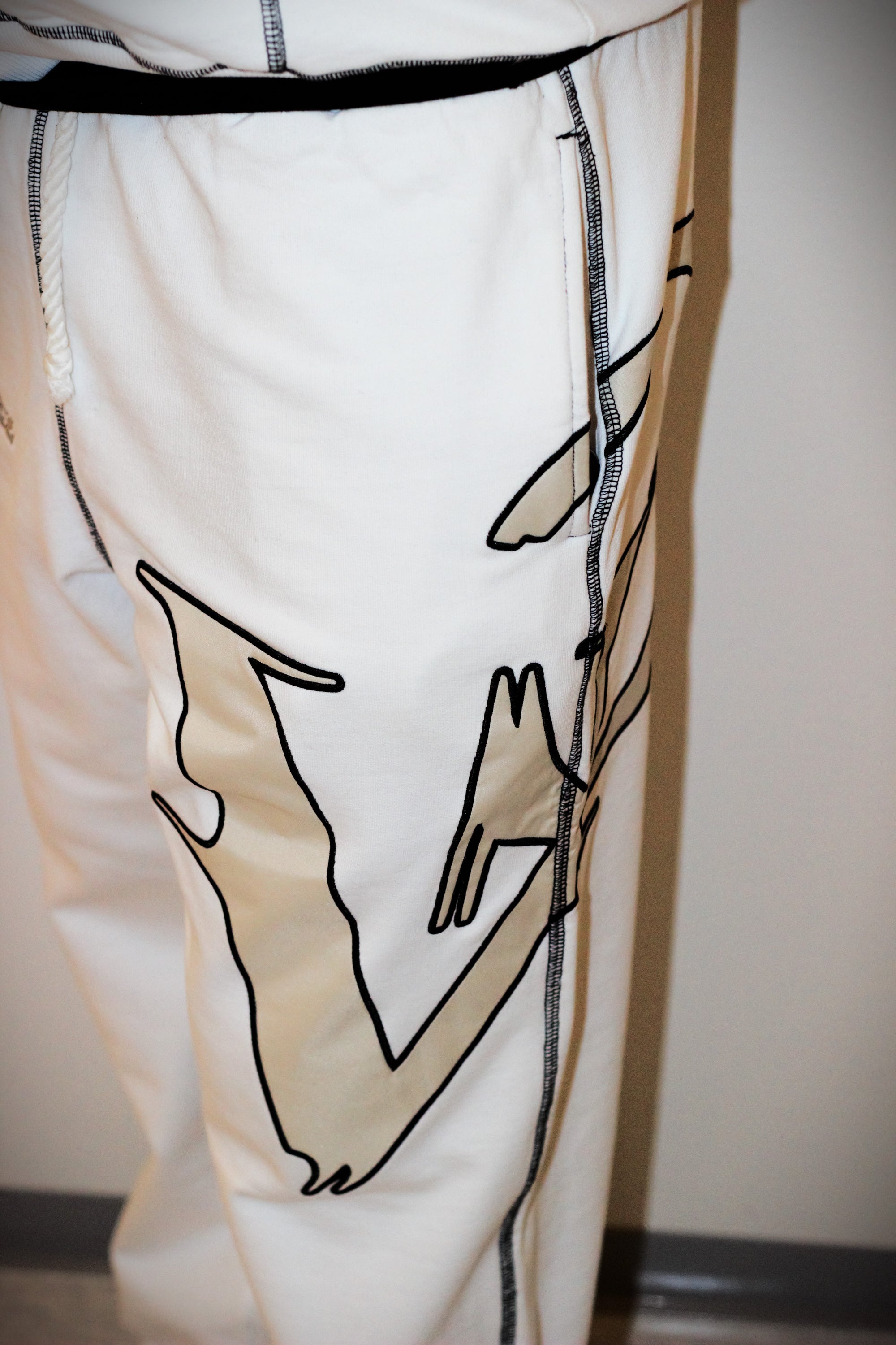 White Flared Pants