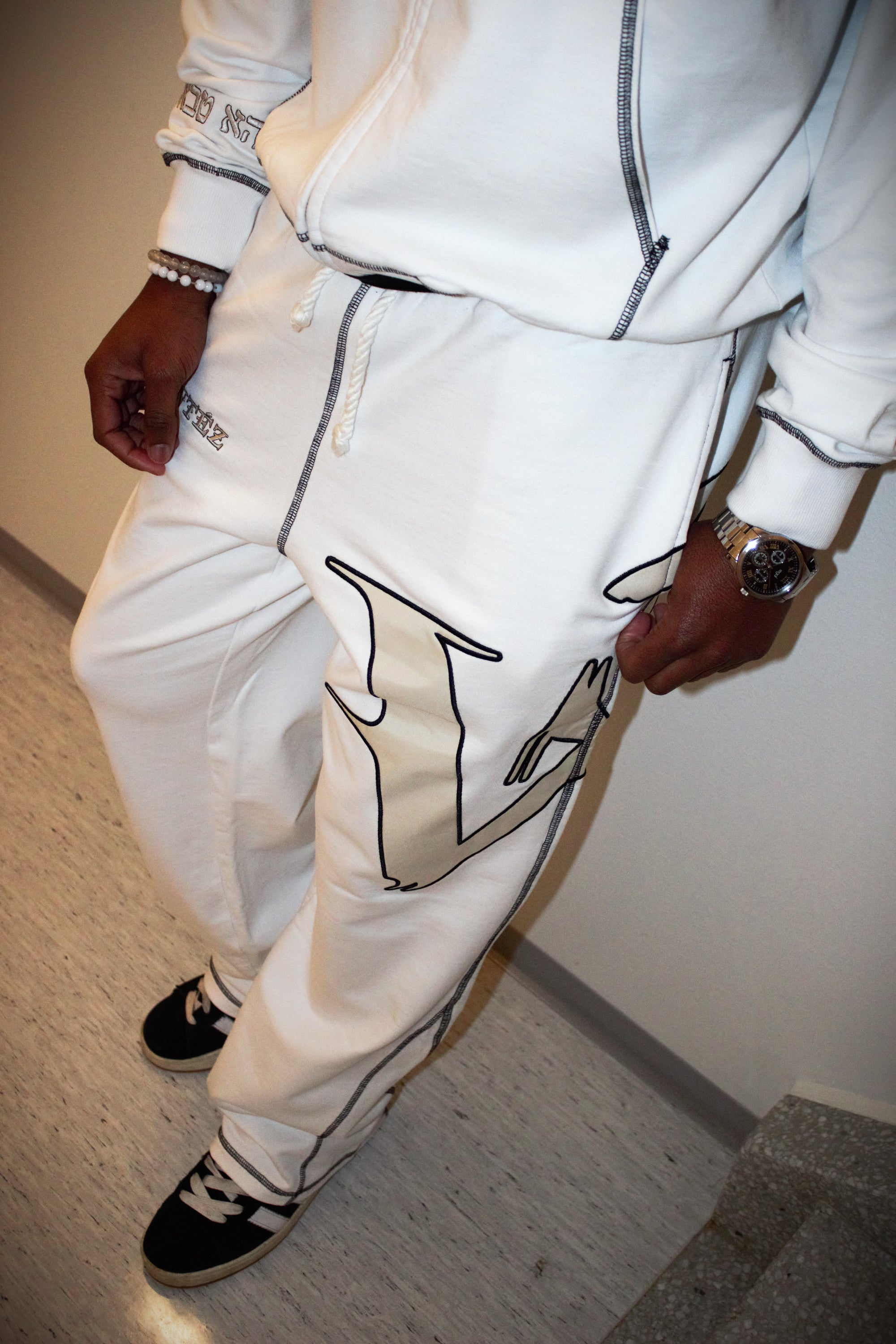 White Flared Pants