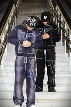 Washed Navy Blue Tracksuit
